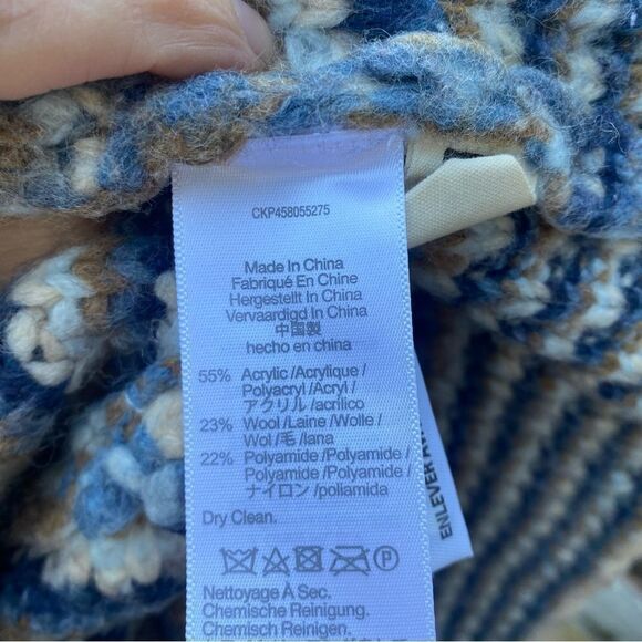 Madewell Waller Crop Cardigan Sweater in Stripe size XS - Picture 9 of 10